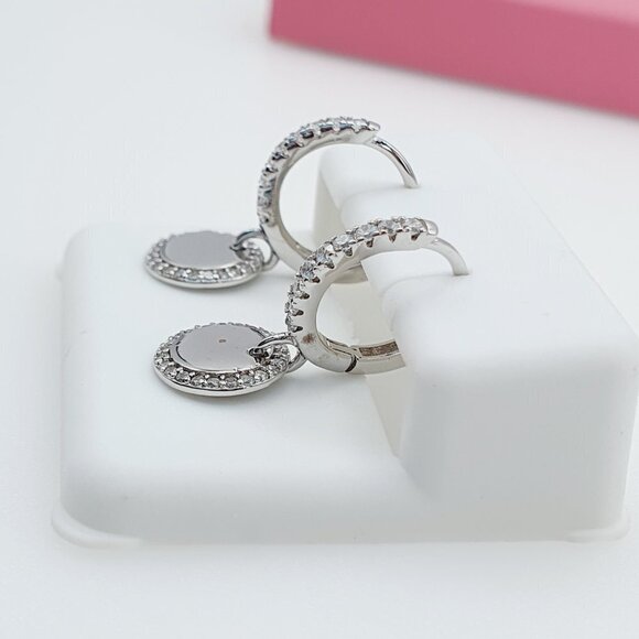 - "925 Sterling Silver Cubic Zirconia Earrings, U19254704 - Picture 3 of 11